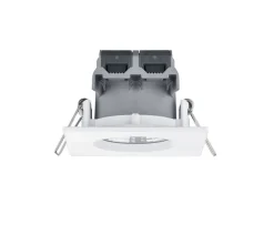 Trio Lighting LED alasvalo Zagros IP65 mattavalkoinen neliö