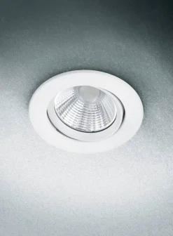 Trio Lighting LED alasvalo Pamir mattavalkoinen pyöreä