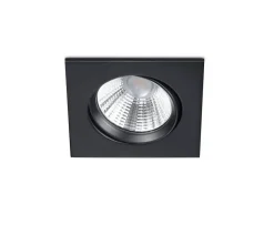 Trio Lighting LED alasvalo Pamir mattamusta neliö