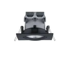 Trio Lighting LED alasvalo Pamir mattamusta neliö