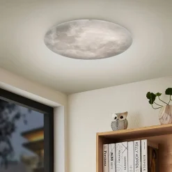 Trio Lighting LED kattovalaisin Lunar 40 cm valkoinen