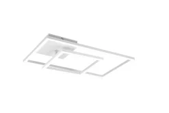 Trio Lighting LED kattovalaisin Padella mattavalkoinen