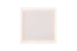 Trio Lighting LED kattovalaisin Rotonda neliö mattamusta