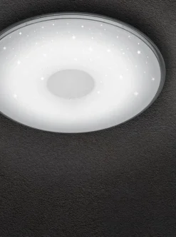 Trio Lighting LED kattovalaisin Shogun valkoinen