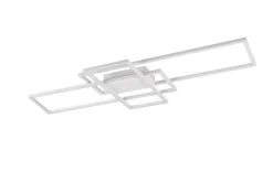 Trio Lighting LED kattovalaisin Irvine mattavalkoinen