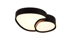 Trio Lighting LED kattovalaisin Rise 43 cm mattamusta