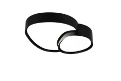 Trio Lighting LED kattovalaisin Rise 43 cm mattamusta