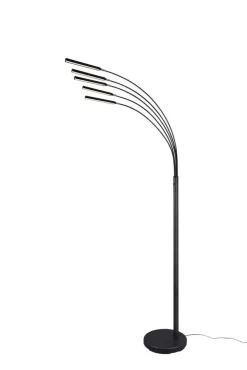 Trio Lighting LED lattiavalaisin Reed mattamusta