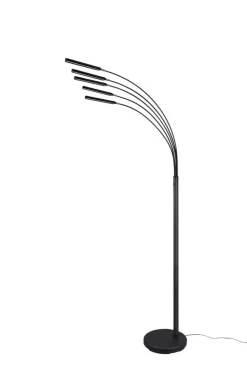 Trio Lighting LED lattiavalaisin Reed mattamusta