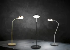 Trio Lighting LED pöytävalaisin Monza mattamusta