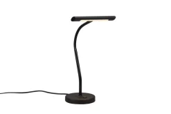 Trio Lighting LED pöytävalaisin Curtis mattamusta