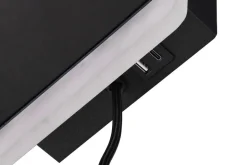 Trio Lighting LED seinävalaisin Fairfield mattamusta latausa