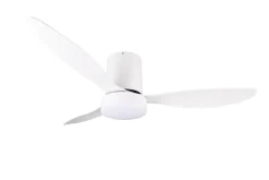 Trio Lighting LED tuuletinkattovalaisin Göteborg mattavalkoi