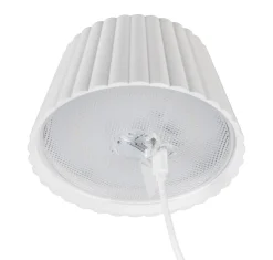 Trio Lighting LED ulkolattiavalaisin Suarez mattavalkoinen l