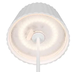 Trio Lighting LED ulkopöytävalaisin Suarez mattavalkoinen la