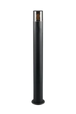 Trio Lighting pylväsvalaisin Hoosic 80 cm E27 mattamusta