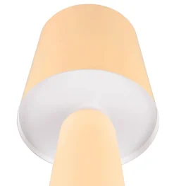 Trio Lighting pöytävalaisin Nubian E27 kellertävänruskea