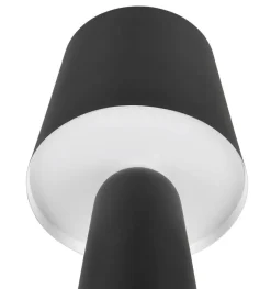 Trio Lighting pöytävalaisin Nubian E27 mattamusta