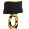 Trio Lighting pöytävalaisin Taba 52 cm E27 kulta/musta