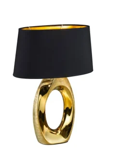 Trio Lighting pöytävalaisin Taba 52 cm E27 kulta/musta