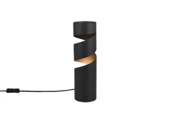 Trio Lighting pöytävalaisin Stream GU10 mattamusta