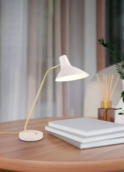 Trio Lighting pöytävalaisin Traveller E27 lämmin harmaa/matt