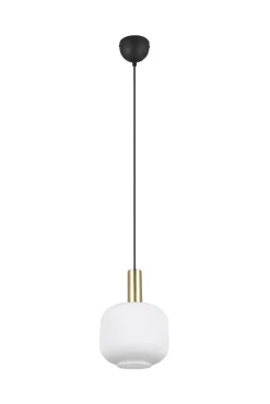Trio Lighting riippuvalaisin Diva E27 mattamessinki/valkoine