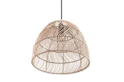 Trio Lighting riippuvalaisin Rike E27 rottinki