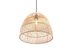 Trio Lighting riippuvalaisin Rike E27 rottinki