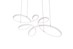 Trio Lighting riippuvalaisin Fly LED mattavalkoinen 4000K