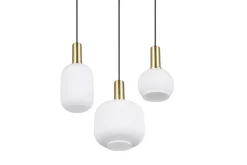 Trio Lighting riippuvalaisin Diva 3-os E27 mattamessinki/val