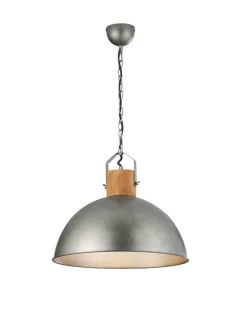 Trio Lighting riippuvalaisin Delhi E27 antiikkiteräs