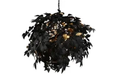 Trio Lighting riippuvalaisin Leavy 70 cm 4xE14 mattamusta