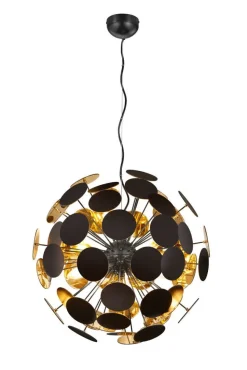 Trio Lighting riippuvalaisin Discalgo 6xE14 mattamusta