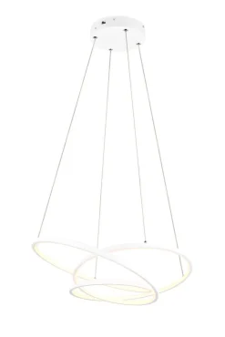 Trio Lighting riippuvalaisin Darvin LED 64 cm mattavalkoinen