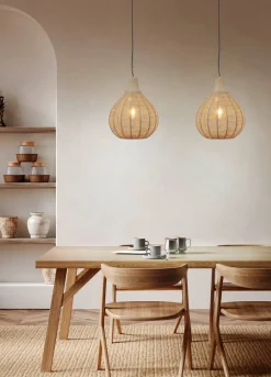 Trio Lighting riippuvalaisin Janne 35,5 cm E27 beige