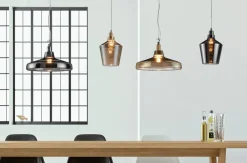 Trio Lighting riippuvalaisin Calais E27 savu