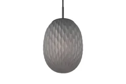 Trio Lighting riippuvalaisin Facette 1-os E27 mattamusta/sav