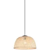 Trio Lighting riippuvalaisin Laurent E27 mattamusta/beige