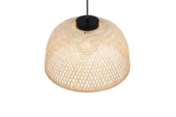 Trio Lighting riippuvalaisin Laurent E27 mattamusta/beige