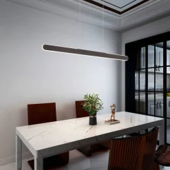 Trio Lighting riippuvalaisin Helios LED 100 cm mattamusta