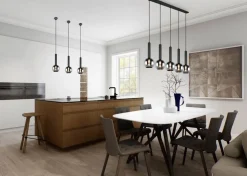 Trio Lighting riippuvalaisin Clayton 1-os E27 mattamusta