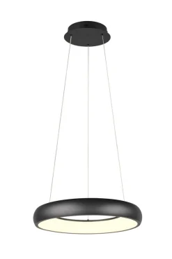 Trio Lighting riippuvalaisin Cardona LED 47 cm mattamusta