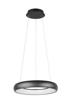 Trio Lighting riippuvalaisin Cardona LED 47 cm mattamusta