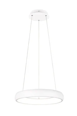 Trio Lighting riippuvalaisin Cardona LED 47 cm mattavalkoine