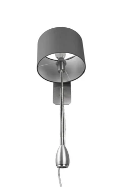 Trio Lighting seinävalaisin Hotel lukuvalolla E14 + LED harm