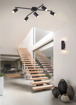 Trio Lighting seinävalaisin Marley 2xGU10 mattamusta