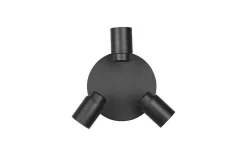 Trio Lighting spottivalaisin Angelo H2O 3-os GU10 mattamusta