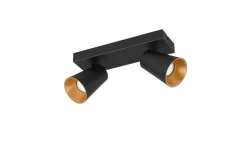 Trio Lighting spottivalaisin Sharp 2-os GU10 mattamusta/kult