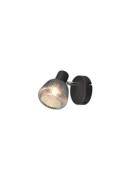 Trio Lighting spottivalaisin Tarifa 1-os E14 mattamusta/krom